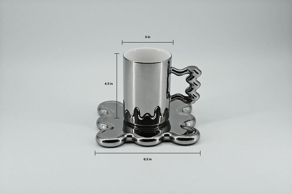 Silva 01  |  Wavy Mug set ( 12.85 oz / 380 ml )