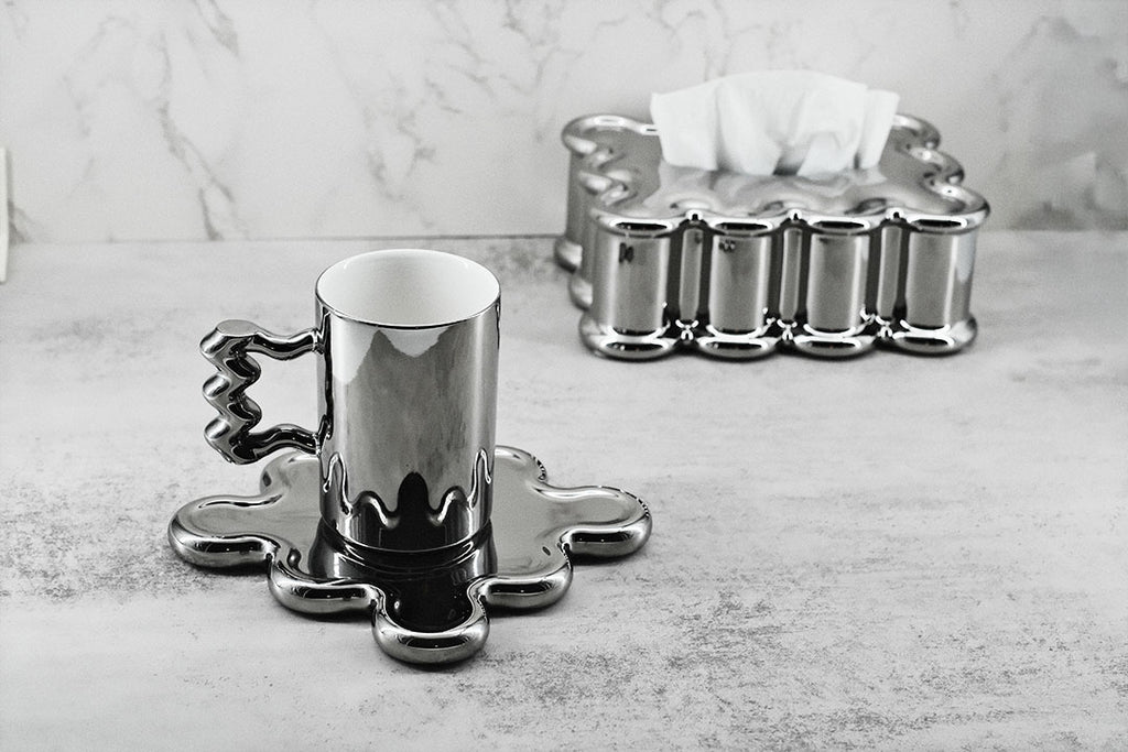 Silva 01  |  Wavy Mug set ( 12.85 oz / 380 ml )